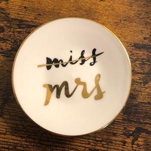 Kate Spade Bride Ring Dish - bachelorette wedding bridal shower gift
